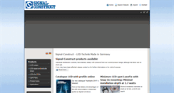 Desktop Screenshot of dev.signal-construct.de