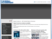 Tablet Screenshot of dev.signal-construct.de